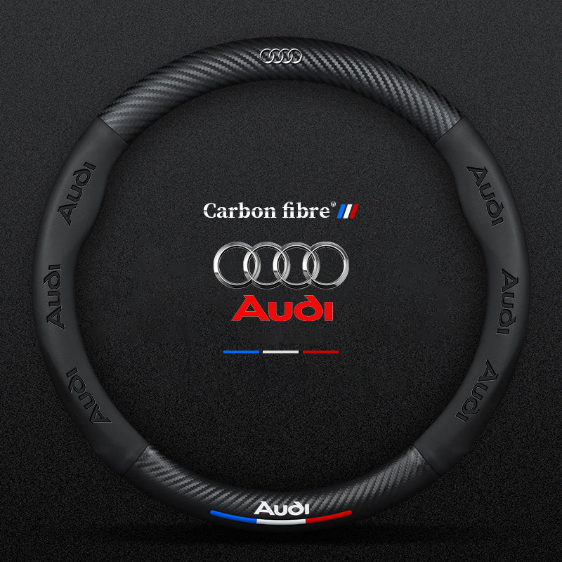 3D Embossed Carbon-Style Steering Wheel Cover — image 17