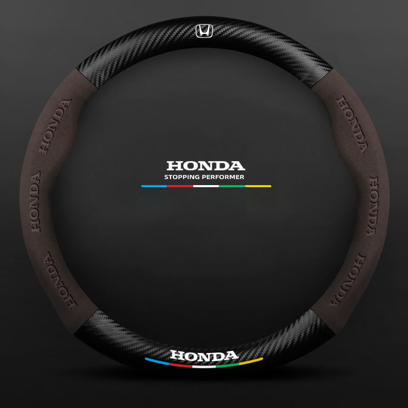 3D Embossed Carbon-Style Steering Wheel Cover — image 26