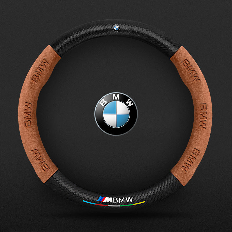 3D Embossed Carbon-Style Steering Wheel Cover — image 53