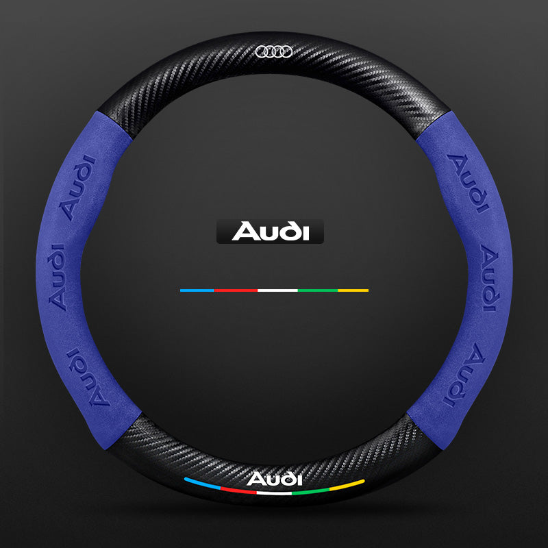 3D Embossed Carbon-Style Steering Wheel Cover — image 61