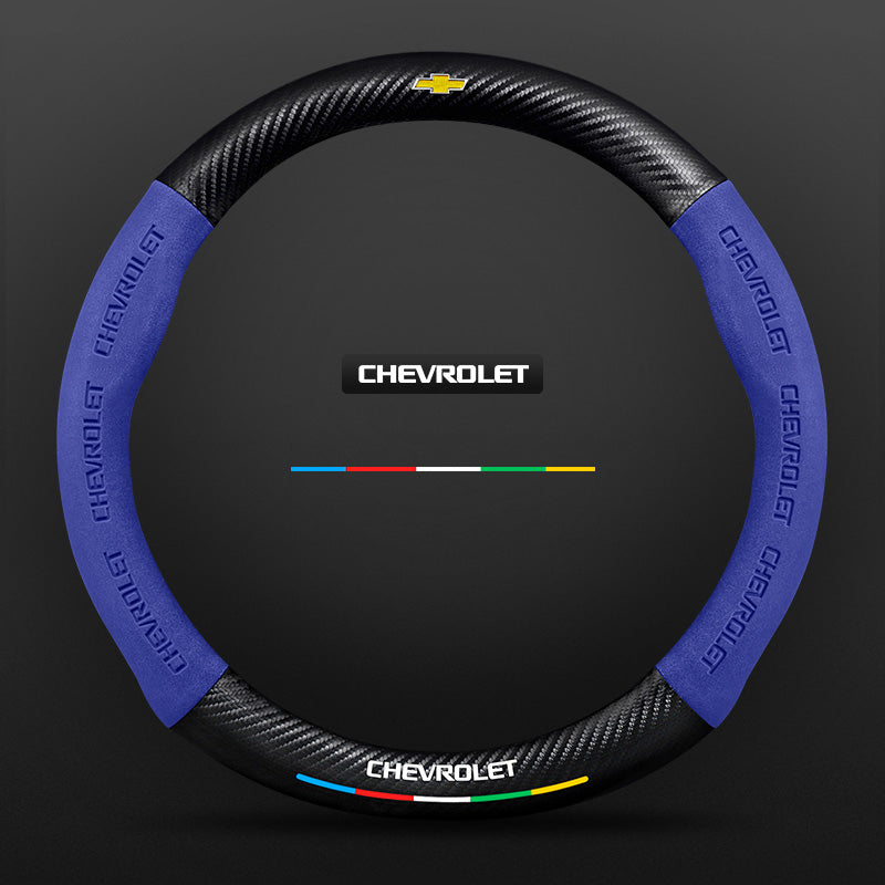 3D Embossed Carbon-Style Steering Wheel Cover — image 64