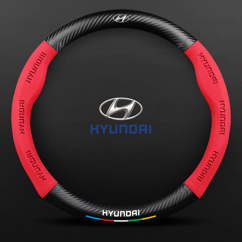 3D Embossed Carbon-Style Steering Wheel Cover — image 71