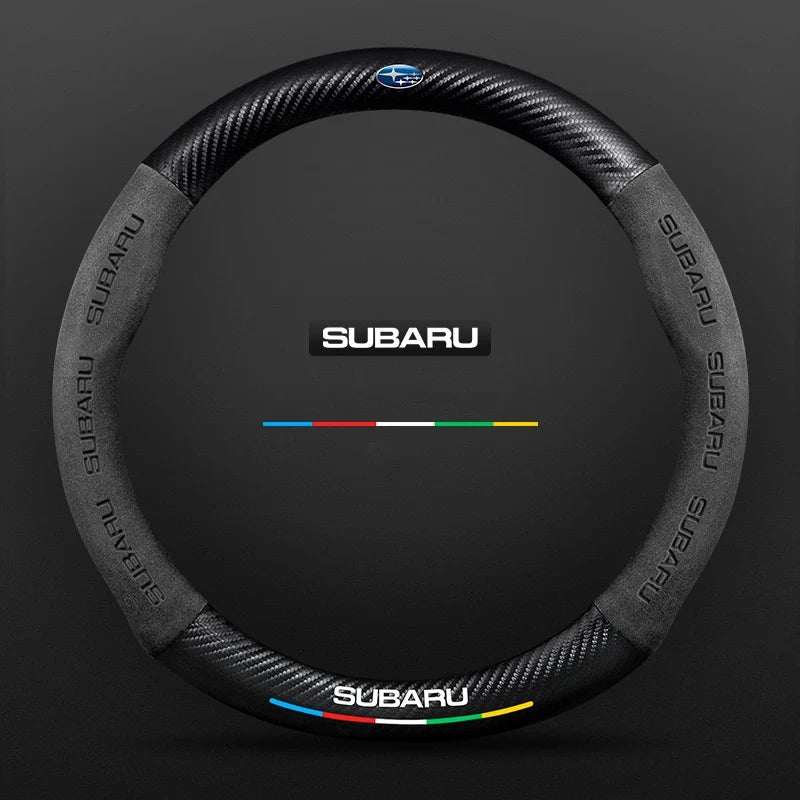 3D Embossed Carbon-Style Steering Wheel Cover — image 103