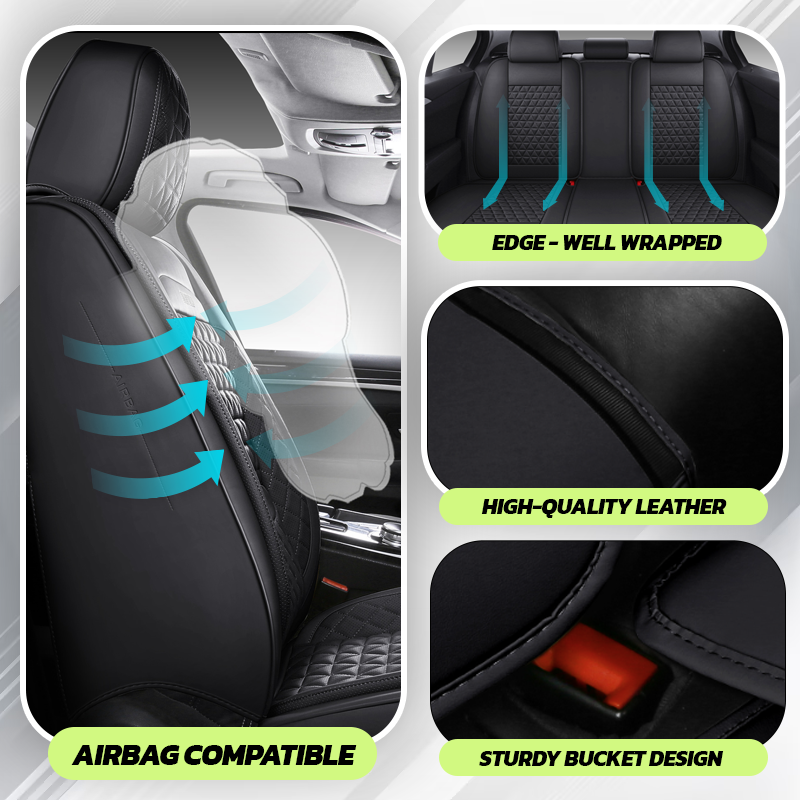 Aplex Breathable Leather-Look Car Seat Covers — image 4