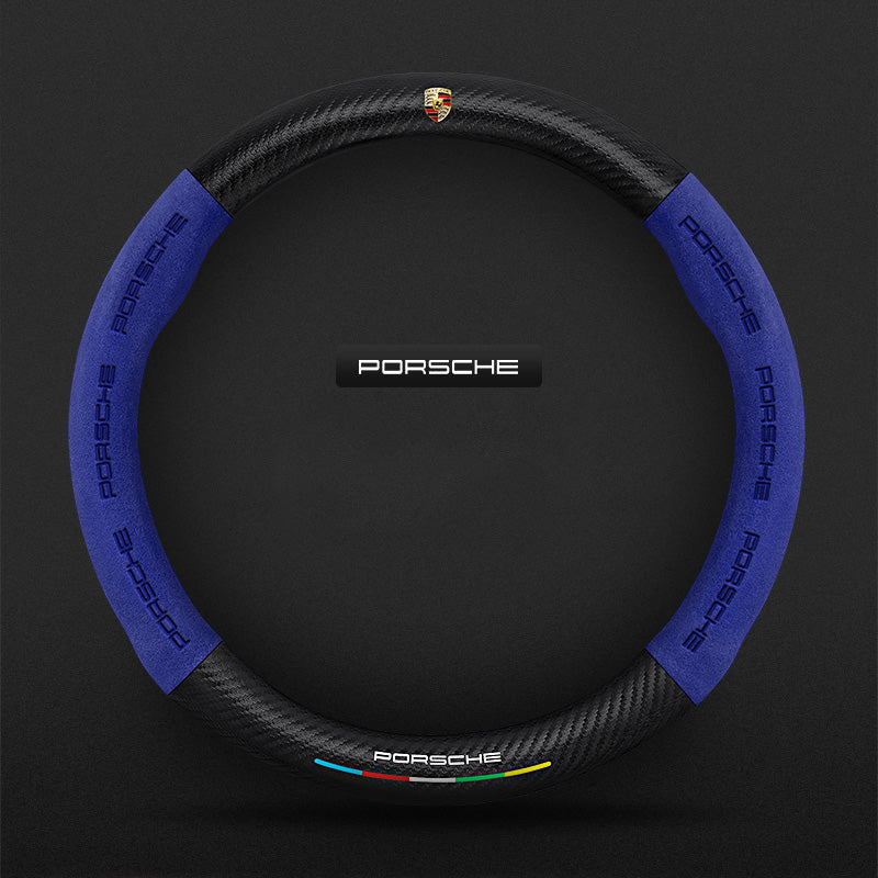 3D Embossed Carbon-Style Steering Wheel Cover — image 30