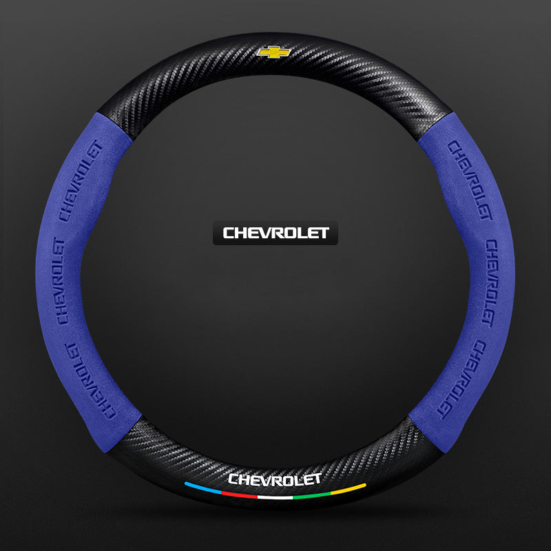 3D Embossed Carbon-Style Steering Wheel Cover — image 36