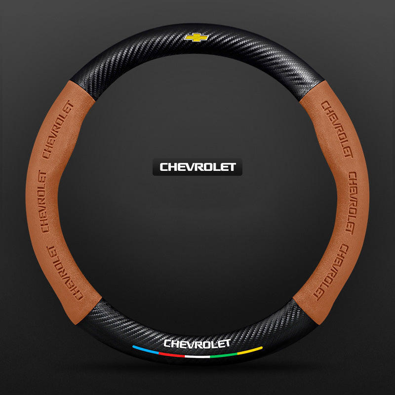 3D Embossed Carbon-Style Steering Wheel Cover — image 37