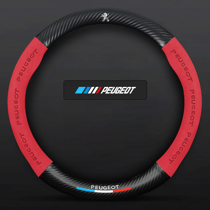 3D Embossed Carbon-Style Steering Wheel Cover — image 69