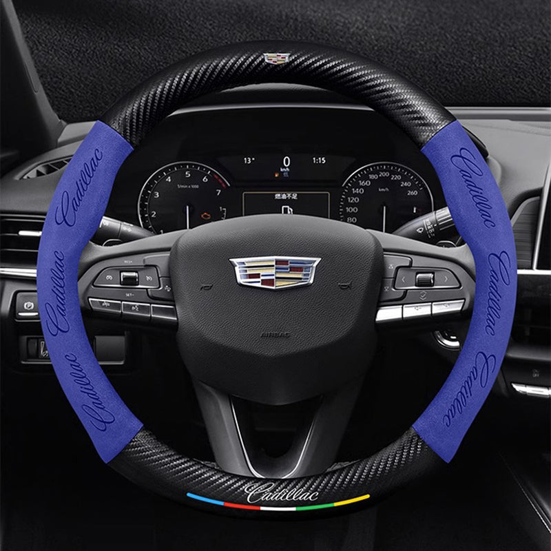 3D Embossed Carbon-Style Steering Wheel Cover — image 73