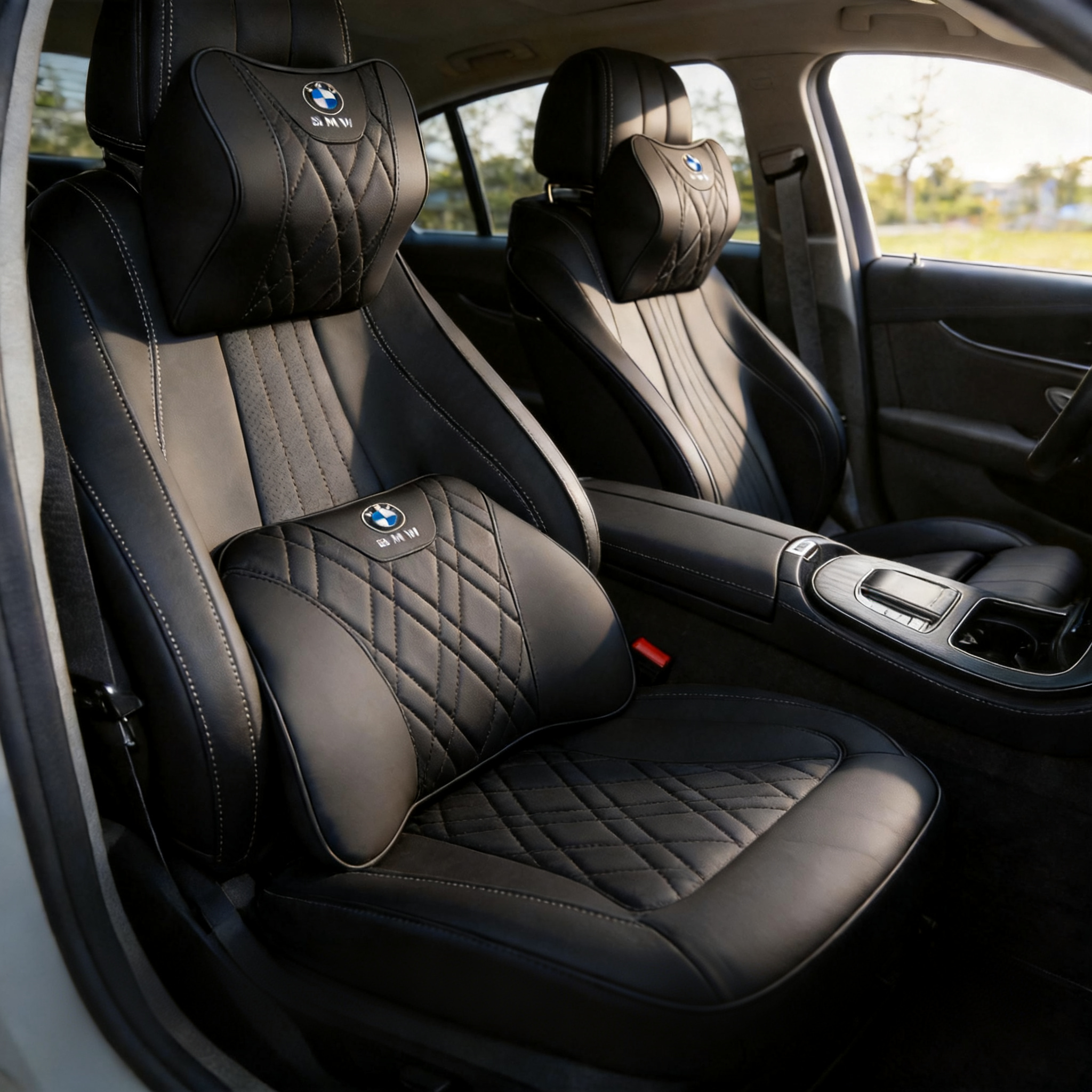 ZenDrive 2026 Custom Logo Memory Foam Car Seat Cushion