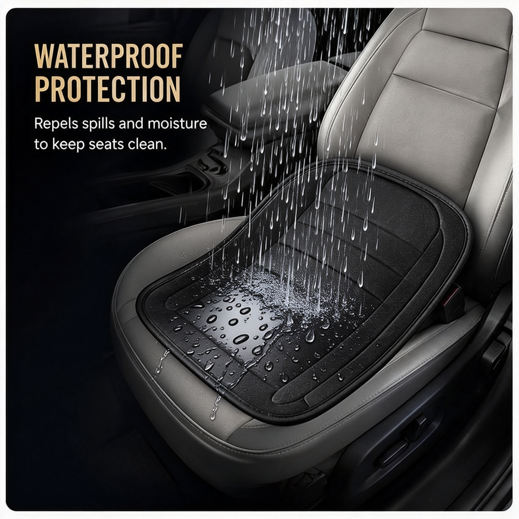 ZenDrive 2026 Custom Logo Memory Foam Car Seat Cushion