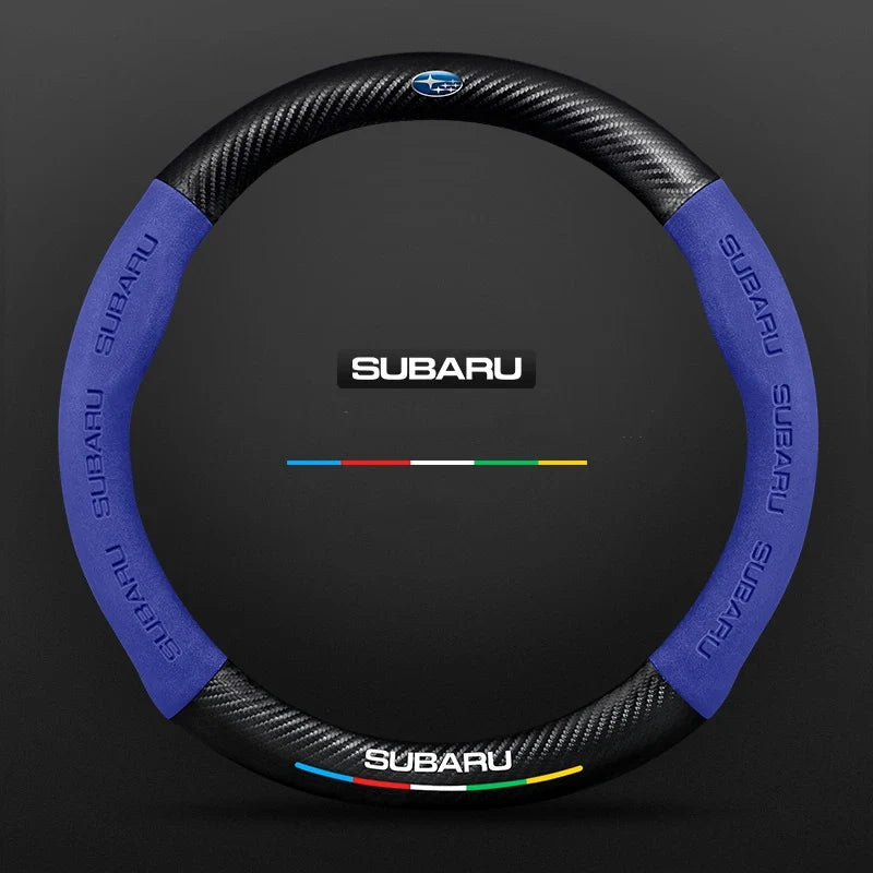3D Embossed Carbon-Style Steering Wheel Cover — image 104